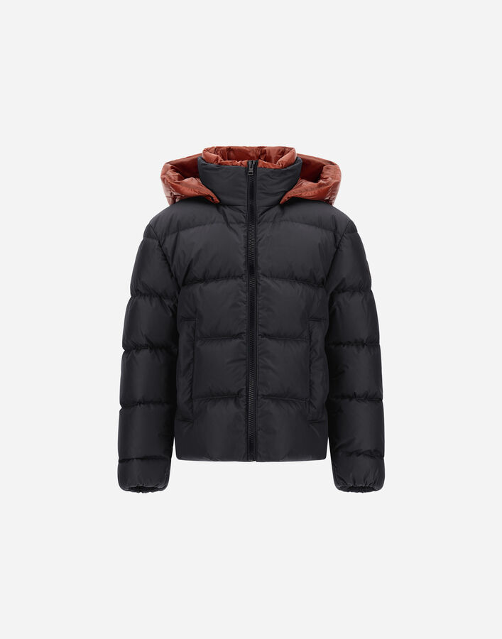Herno JACKET IN NYLON CHAMONIX AND NYLON ULTRALIGHT Black Espresso PI000043X12004Z9389