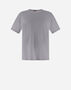 Herno RESORT T-SHIRT IN BASIC COTTON & LIGHT STRETCH NYLON Grey JG00031UR520529436