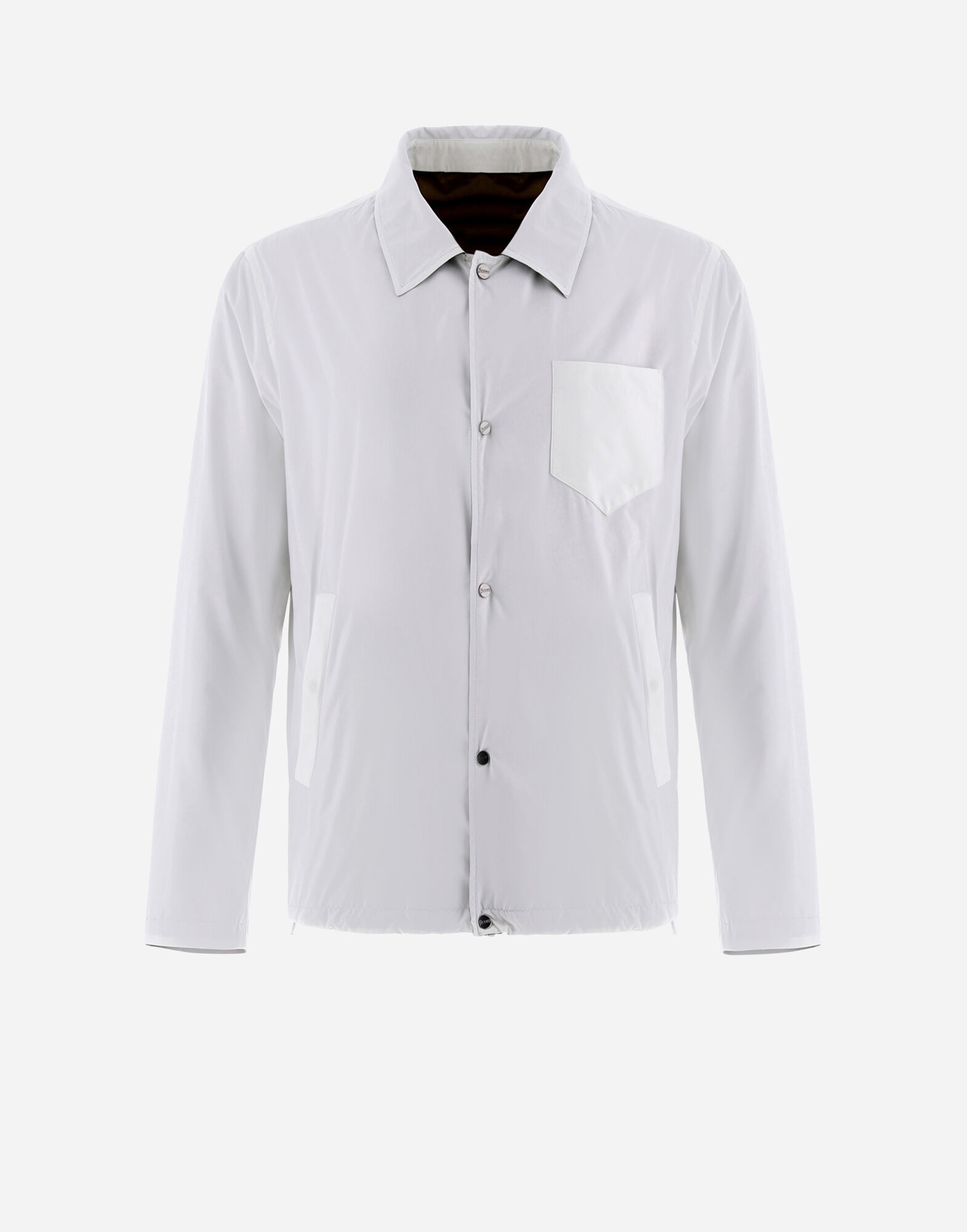 CHEMISE REVERSIBLE EN MICROFIBRE MILLIONAIREET ECOAGE en Blanc pour homme Herno
