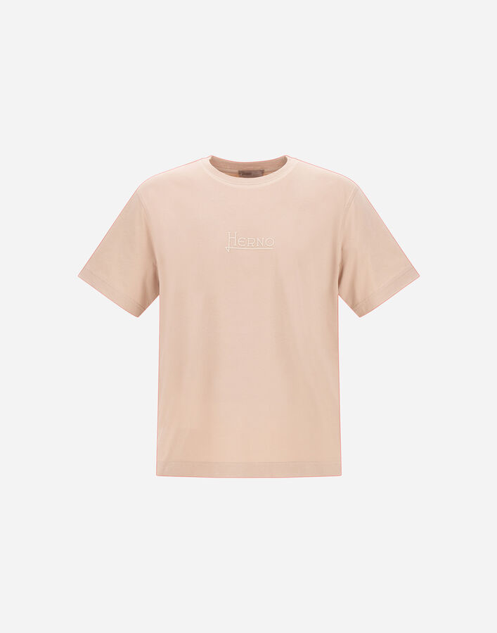 Herno RESORT T-SHIRT IN PURE COTTON JERSEY Chantilly JG00045UR521081985