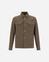 Herno SHACKET IN HOUNDSTOOTH WOOL AND COTTON Blue/Military GI000548U334649277