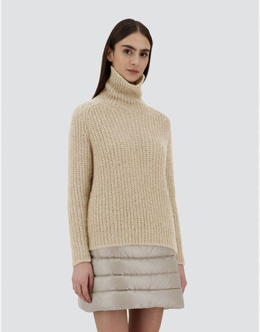 SWEATER IN TWINKLE KNIT in Cream for Women | Herno® 