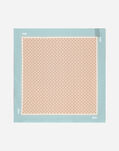 Herno SILK MONOGRAM FOULARD 90X90CM Zaffiro FOULARD90150119140