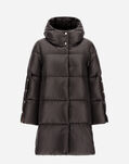Herno A-LINE JACKET IN NYLON ULTRALIGHT Dark Chocolate PI001782D120178800