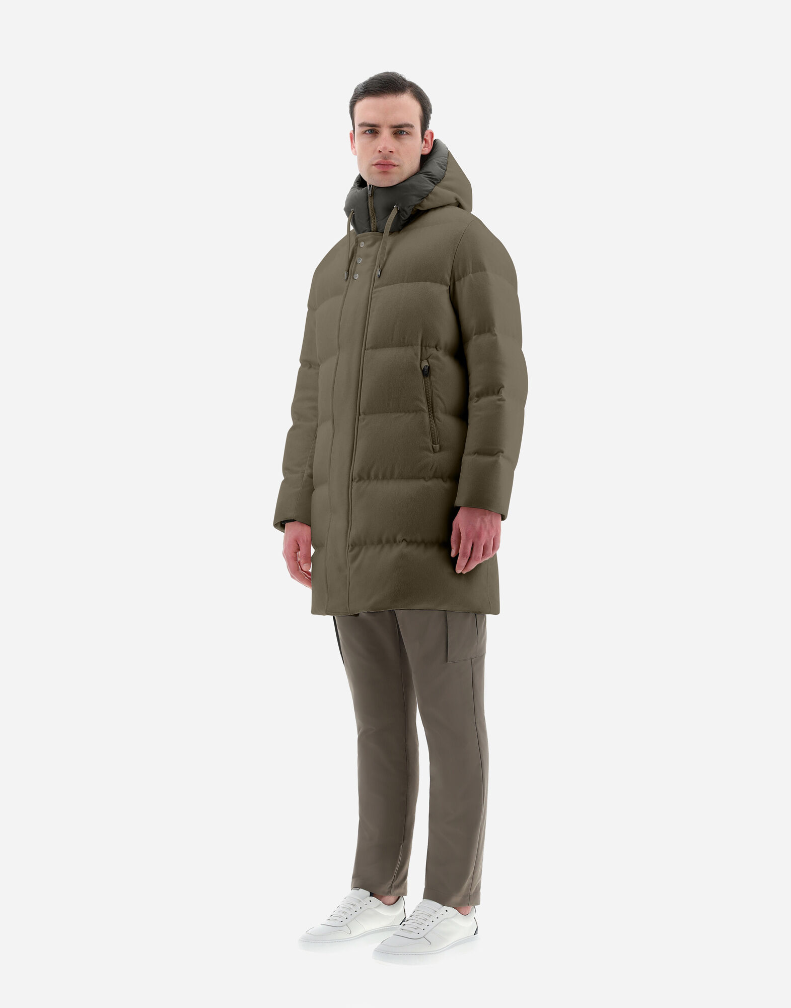 Racing green down parka online