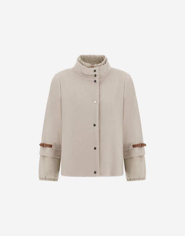 Herno CAPE IN NEW CASHMERE AND CHANGING NYLON Chantilly GA0001DNW381031985