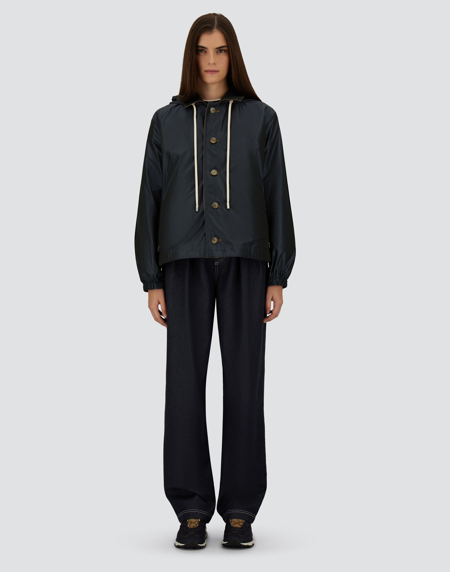 REVERSIBLE JACKET IN DEAN in Camel/Blue for Women | Herno®