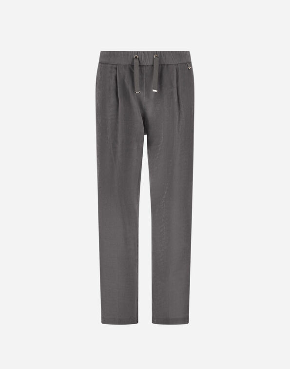 Herno RESORT TROUSERS IN BRIGHT CORDUROY Light Grey PT00049DR127289406