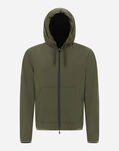 Herno RESORT BOMBER JACKET IN LIGHT NYLON STRETCH & LIGHT JERSEY Light Military GI00034UR12431S7730