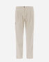 Herno ULTRALIGHT CREASE TROUSERS Natural PT000033U124942605