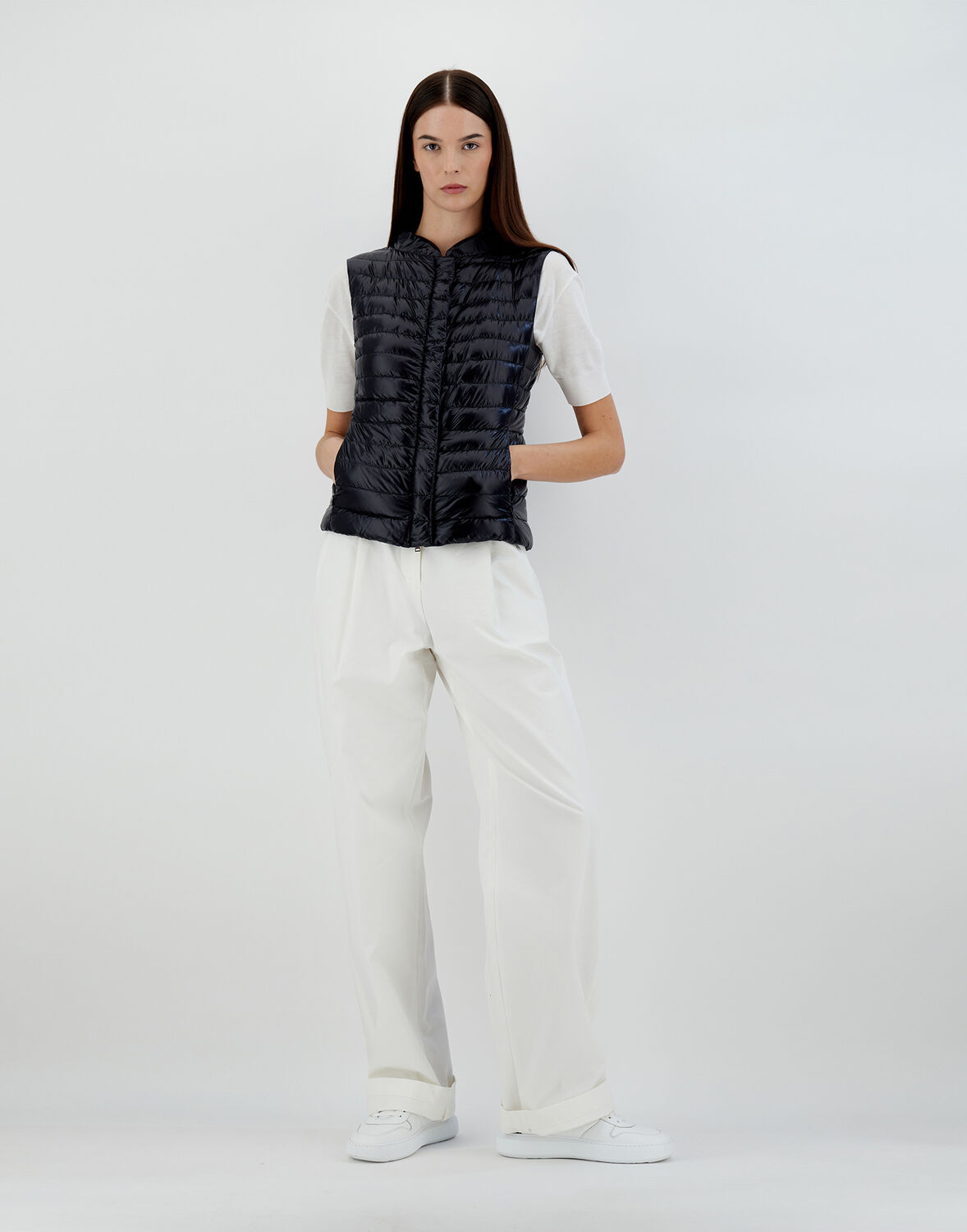 Herno Vera - Female Waistcoats Black 46 In Black