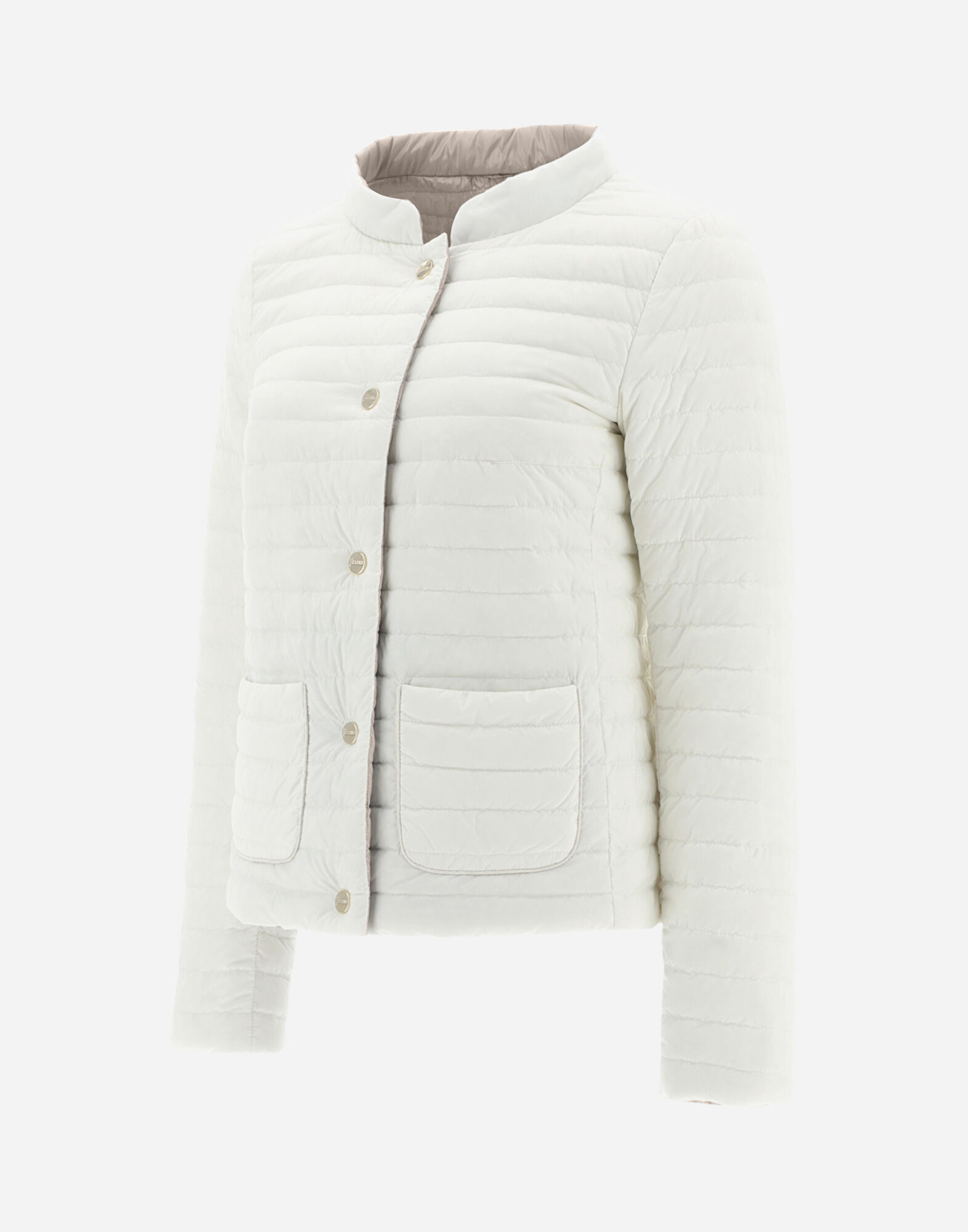 PIUMINO GIACCA NUAGE REV NYLON ULTRALIGHT HDM in Bianco Chantilly
