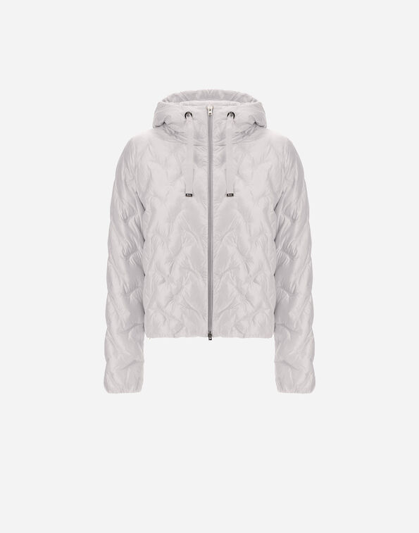 Herno RESORT JACKET IN NYLON ULTRALIGHT Pearl Grey PI00169DR12017Z9404