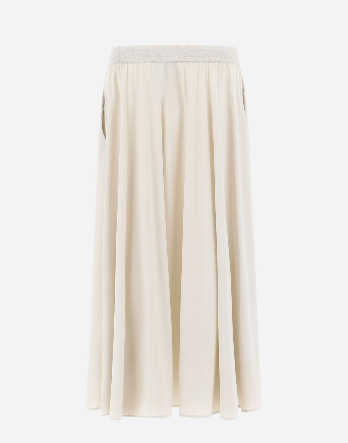 Herno Drawstring Midi Skirt In Chantilly