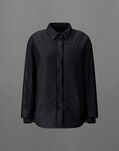 Herno LAMINAR OVERSHIRT IN TRANSLUCENT RIPSTOP Black CM00004DL12812Z9300