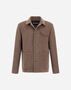 Herno SOFT RECYCLED WOOL FIELD JACKET Dark Taupe FI000138U33475R2700