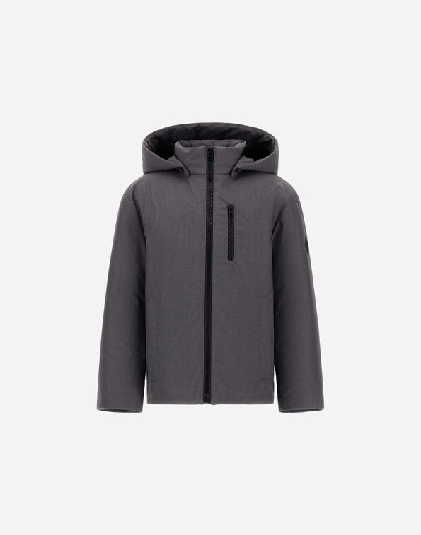 Herno GIACCA IN TESSUTO STRETCH EFFETTO LANA Grigio PI000164B126389450