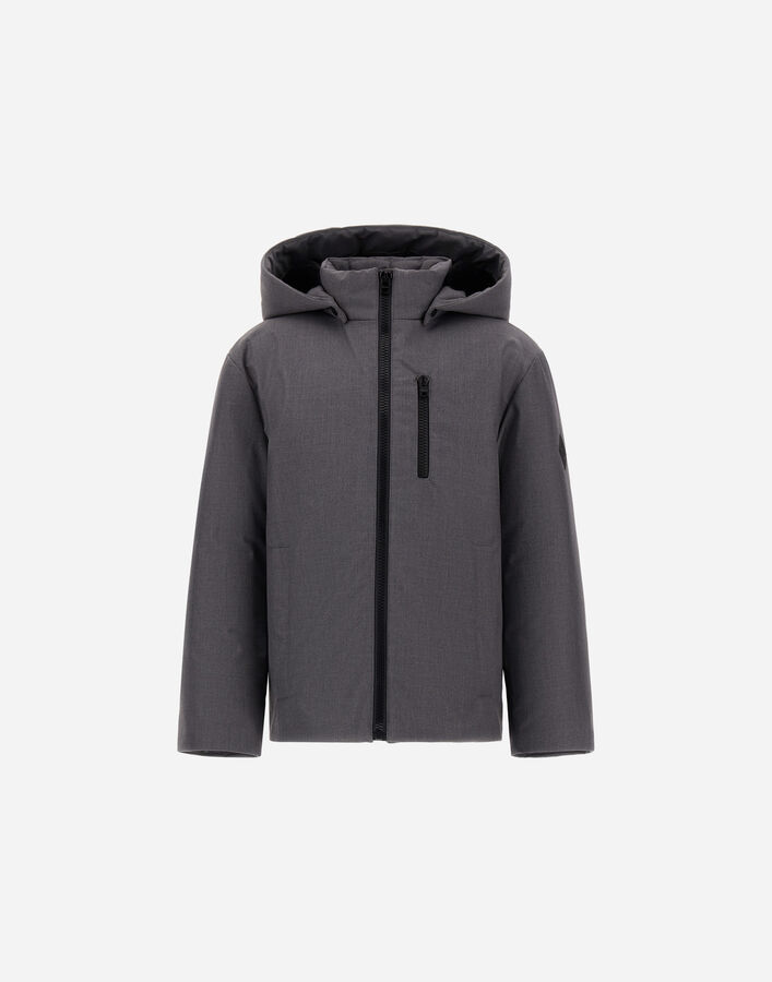 Herno JACKET IN WOOL-EFFECT STRETCH FABRIC Grey PI000164B126389450