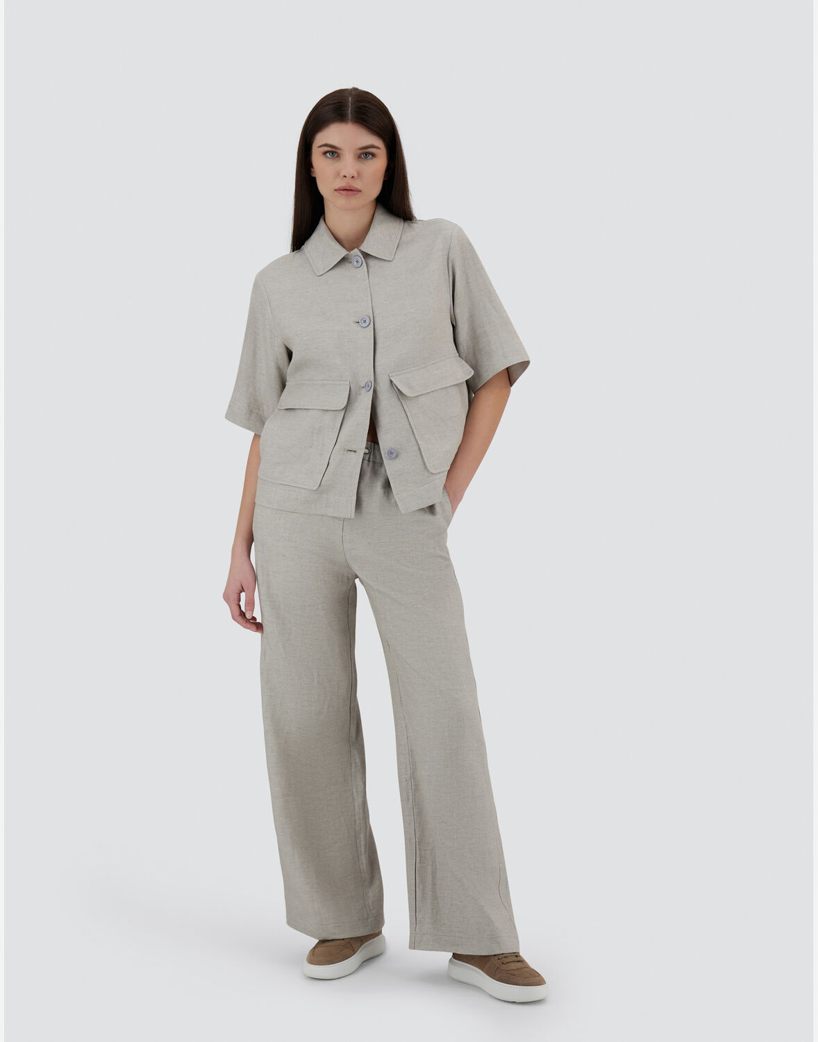 Herno ニュー リノ ルレックス Resort シャツ In Light Grey