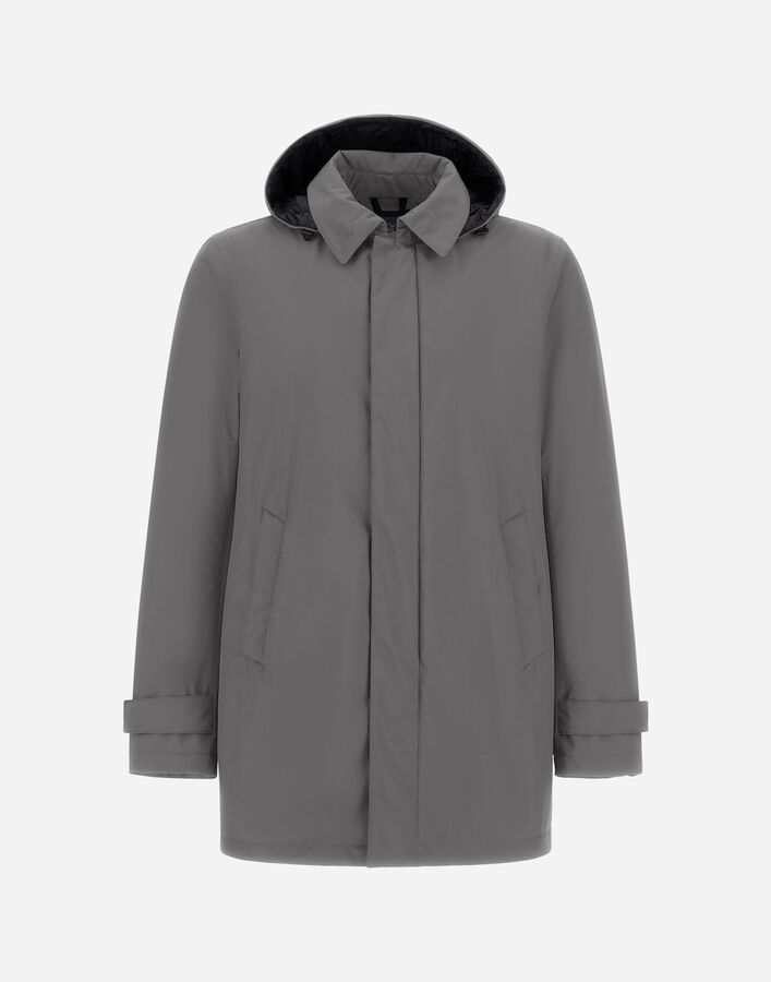 Herno LONG PARKA IN 2-LAYER WINDSTOPPER Grey PI001242U128409436