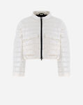 Herno BOMBER JACKET IN GLOSS White PI001891D122201000