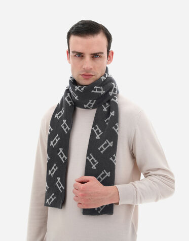 Louis Vuitton - Monogram Classic Scarf - Wool - Charcoal Grey - Men - Luxury