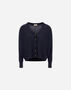 Herno CARDIGAN IN BASIC MERINO WOOL Dark Blue MC000184D701659290