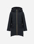 Herno HOODED COAT IN ECOWOOL AND NYLON ULTRALIGHT New Blue GC000049G333449202