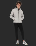 Herno LAMINAR GALWAY MELANGE LINEN BOMBER Grey GI067UL174909400