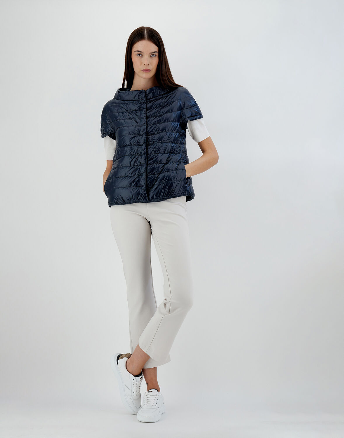 Herno Emilia In Navy Blue
