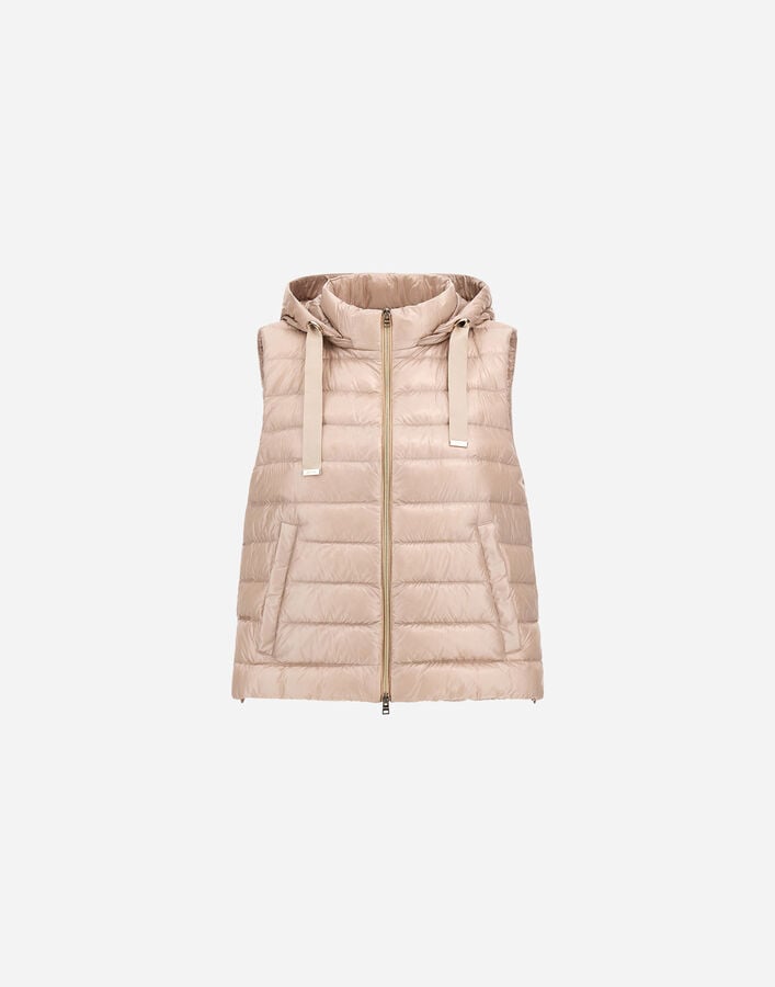 Herno VEST IN NYLON ULTRALIGHT AND MONOGRAM Chantilly PI002217D12017Z1985