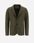Herno RESORT BLAZER IN LIGHT BOILED WOOL Light Military GA00010UR333727730