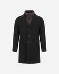 Herno BUSY WOOL & ECOAGE COAT Dark Brown CA000149U33345R8993