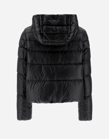 RESORT BOMBER JACKET IN NYLON ULTRALIGHT in Black for Women | Herno®