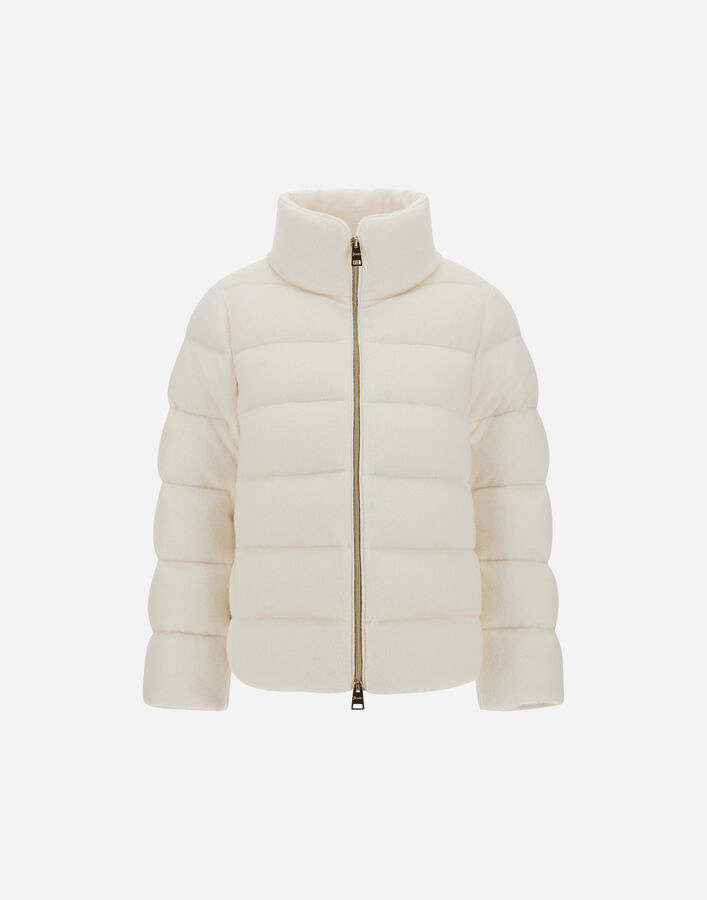 Herno JACKET IN SHINY KNIT EFFECT White PI002126D334561000