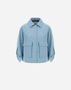 Herno VISCOSE-EFFECT SHACKET Light Blue GI000267D126079024