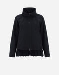 Herno JACKET IN COMPACT NYLON & TULLE Black GI000207D124919300