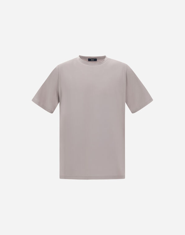 Herno SUPERFINE&nbsp;COTTON STRETCH T-SHIRT Light Grey JG000174U520039408