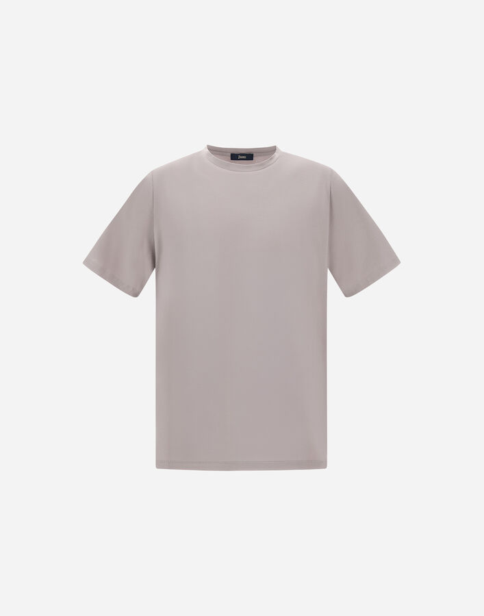 Herno SUPERFINE&nbsp;COTTON STRETCH T-SHIRT Light Grey JG000174U520039408