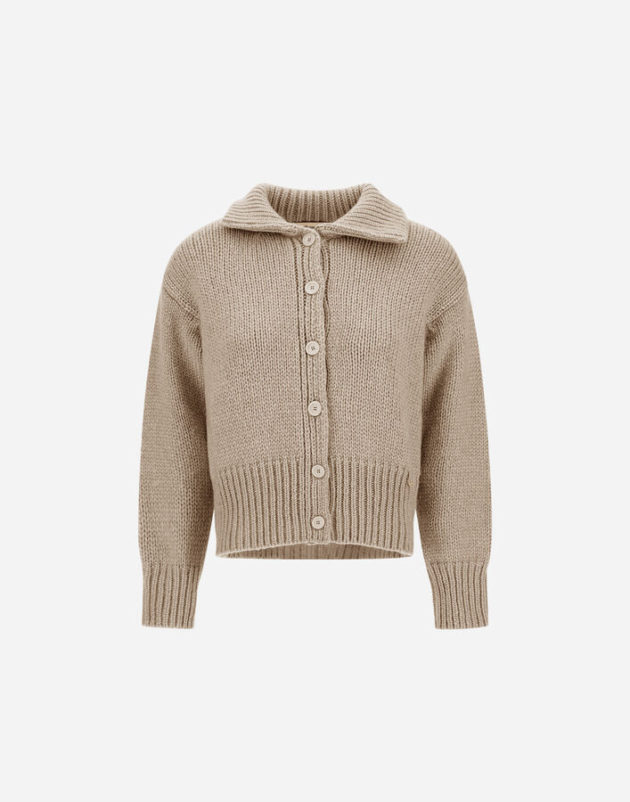 Herno CARDIGAN IN BLOWN ALPACA WOOL Chantilly MC000187D703081985