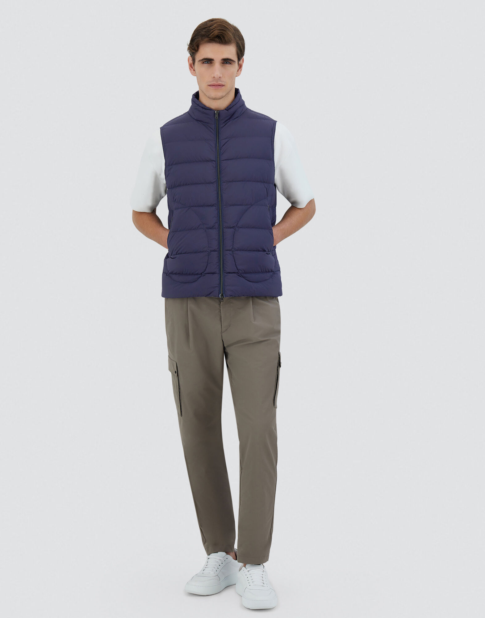 メンズ レジェンド イル ジレ ベスト ニューブルー | Herno® (ヘルノ)