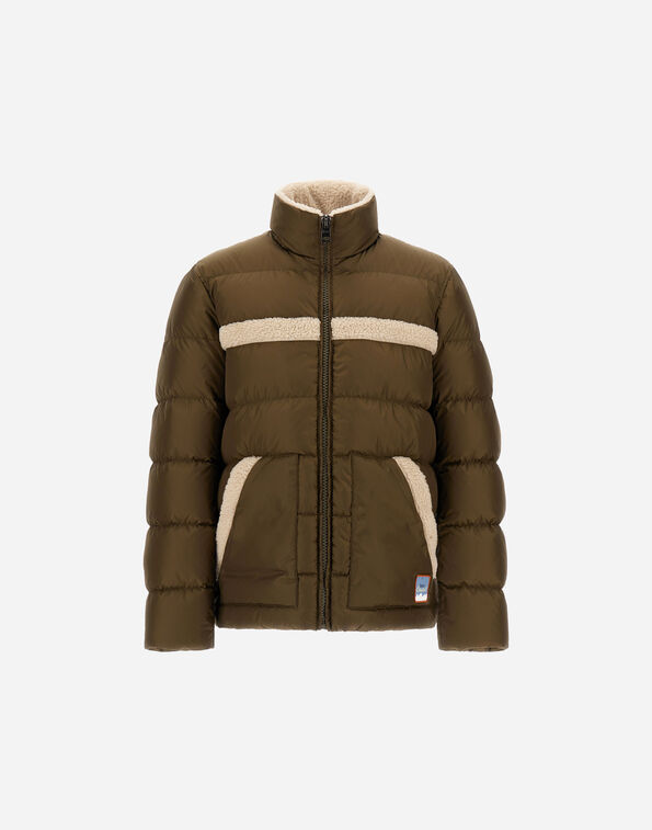 Herno JACKET IN NYLON CHAMONIX AND SHERPA Military PI001372U12004Z7740