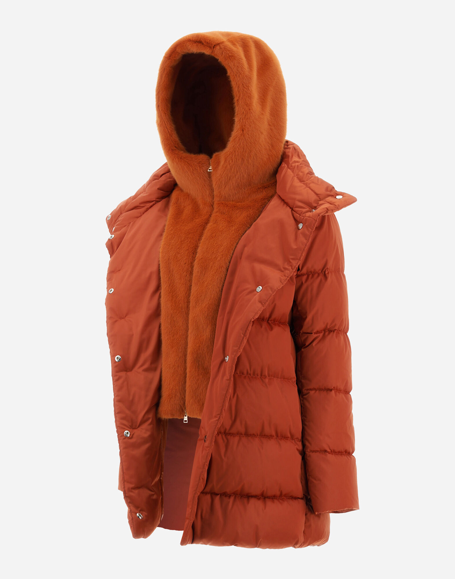 Herno faux fur coat store