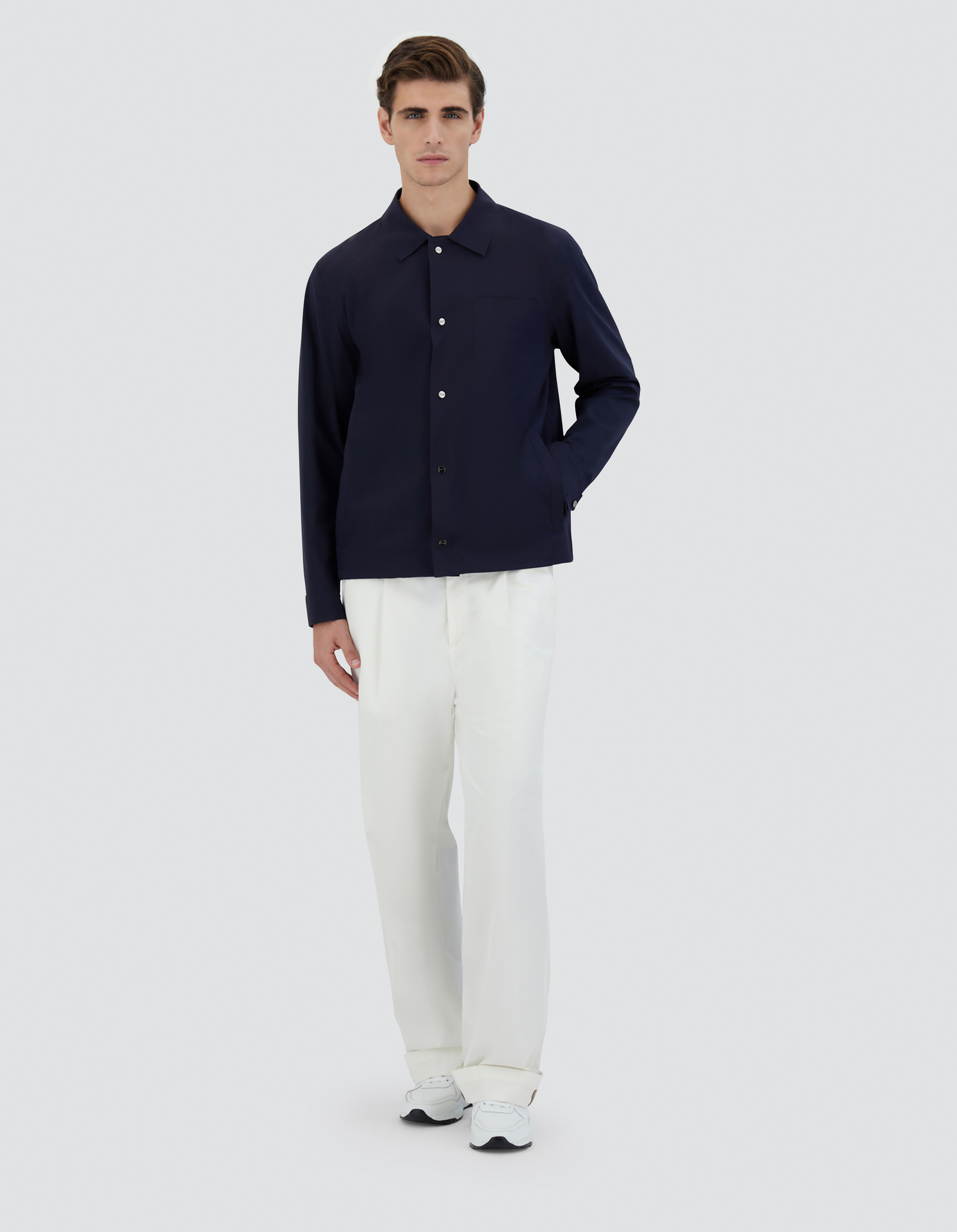 Camicia online blu navy