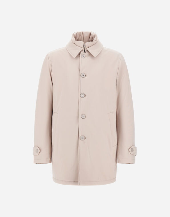 Herno TRENCH COAT IN WASHINGTON Pearl Grey PI0667U12346SZ9403
