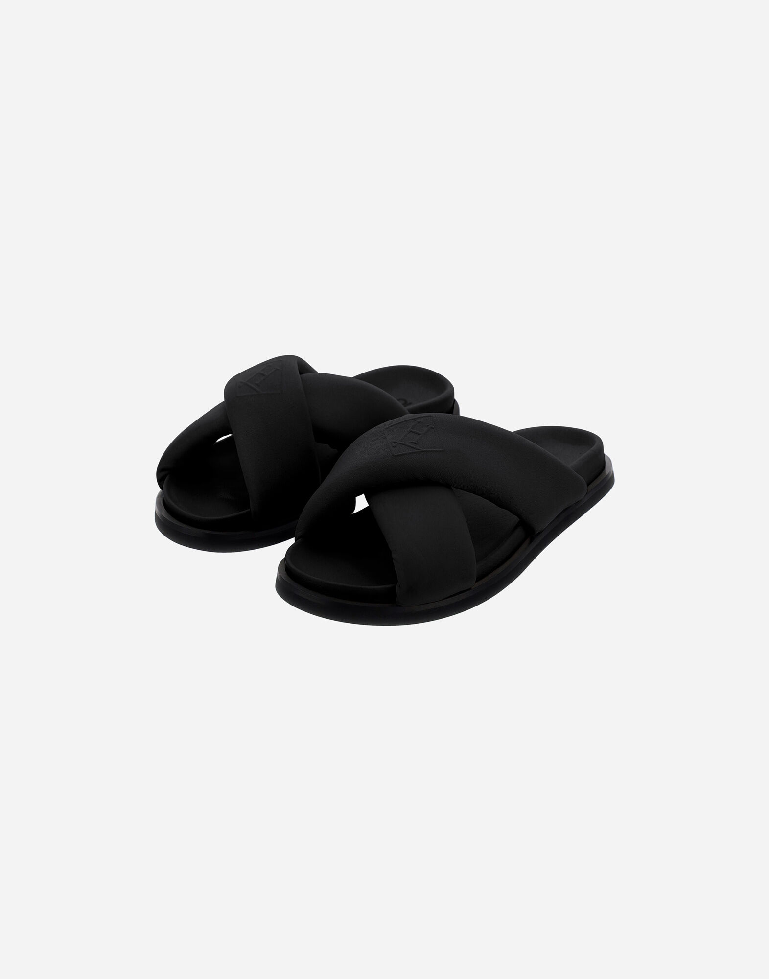 SANDALI IN NAPPA in Nero da Donna Herno