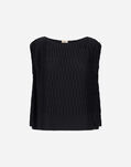 Herno TANK TOP IN WRINKLED EFFECT Black JG000272D521029300