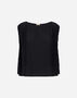 Herno TANK TOP IN WRINKLED EFFECT Black JG000272D521029300