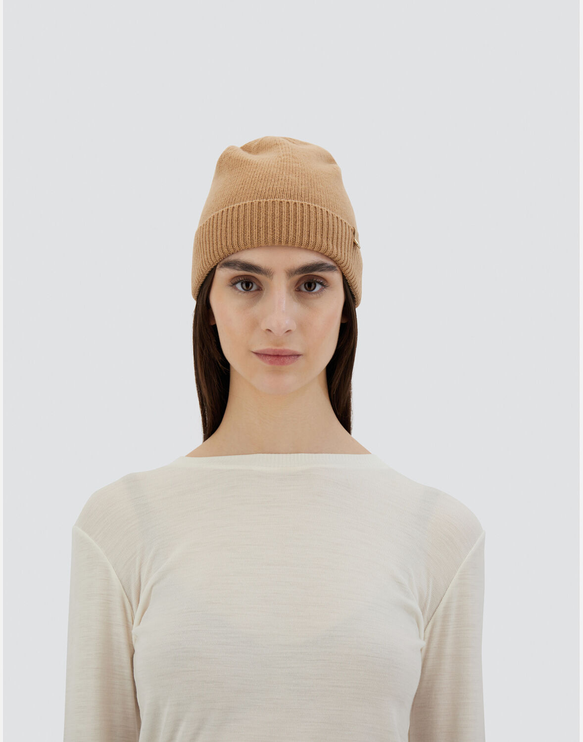 Herno インフィニティ ビーニー In Camel