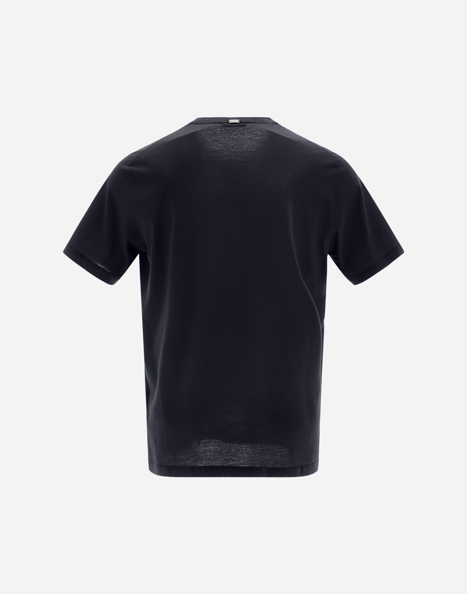 メンズ クレープジャージー Tシャツ ネイビーブルー | Herno® (ヘルノ)